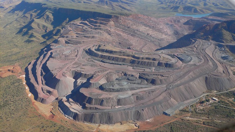 Argyle Diamond Mine Aerial View