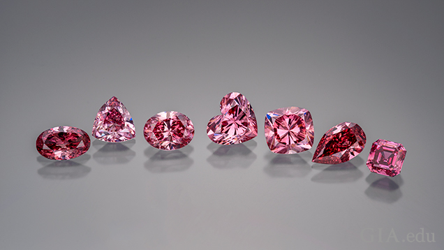 Pink Diamonds from the Argyle mine