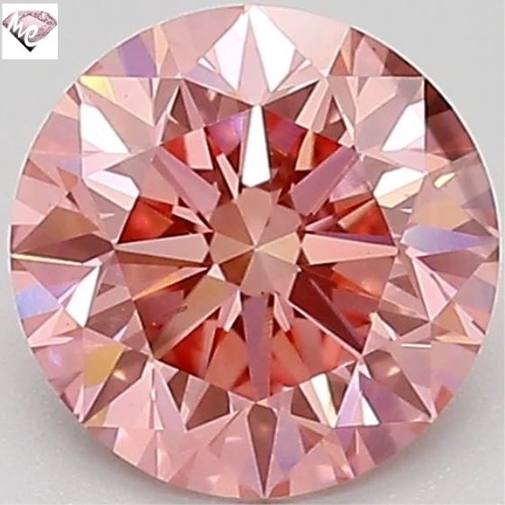 Fancy Vivid Pink Lab Created Diamond