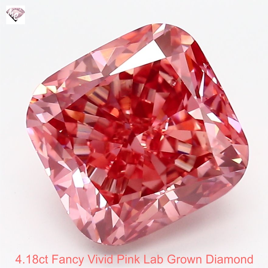 Fancy Vivid Pink Lab Grown Diamond