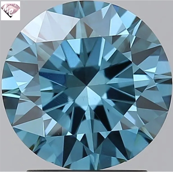 Fancy Vivid Blue Lab Grown Diamond